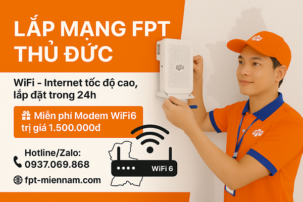 Lắp mạng FPT Thủ Đức