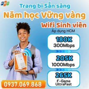 Đăng ký WiFi FPT cho sinh viên TP.HCM