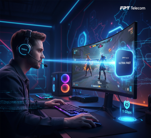 Gói cước F-Game FPT Vũ Khí Tối Thượng Cho Game Thủ Miền Nam – Giảm Ping, Tốc Độ 1Gbps