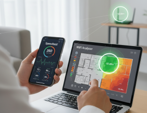 Kiểm tra chất lượng sóng Wifi FPT