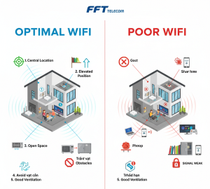 Tối ưu vị trí đặt Modem FPT