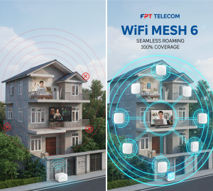 WiFi Mesh 6 FPT xử lý điểm chết