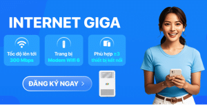 Gói cước Internet GIGA FPT (300Mbps): Lựa chọn bắt mạng FPT giá rẻ chỉ từ 180K/tháng cho gia đình 8-12 thiết bị. Trang bị Modem WiFi 6 miễn phí. Đăng ký ngay FPT Miền Nam!