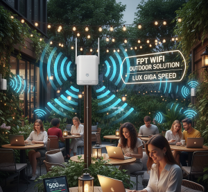 giải pháp kéo wifi ngoài trời