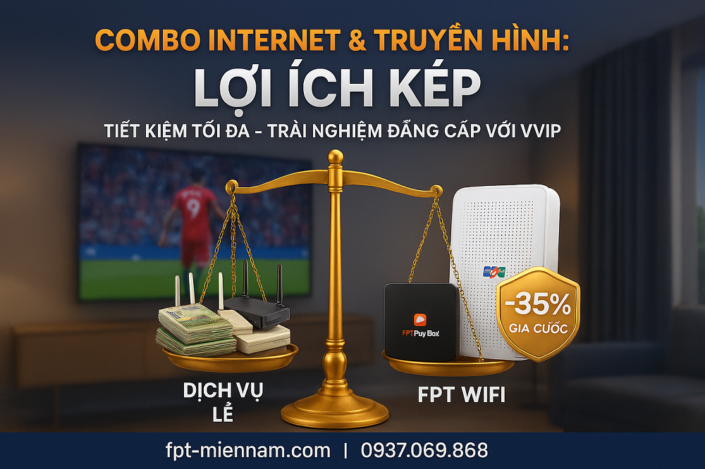 Combo Internet + Truyền hình có lợi hơn mua lẻ không? Bài toán kinh tế cho gia đình hiện đại