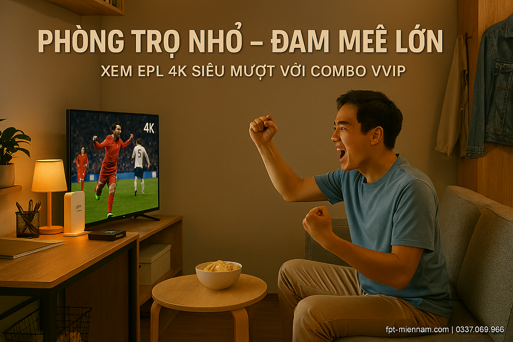 Combo Internet xem bóng đá: Có thực sự phù hợp với người thuê trọ?