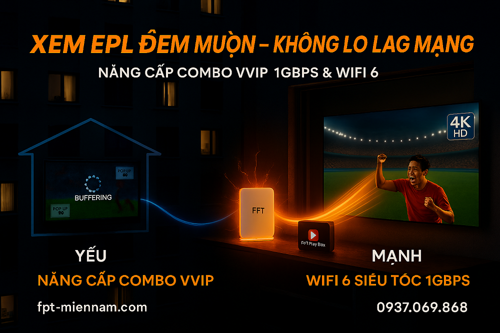 Vì sao xem bóng đá ban đêm dễ lag hơn? Giải mã hiện tượng "nghẽn mạng giờ vàng"