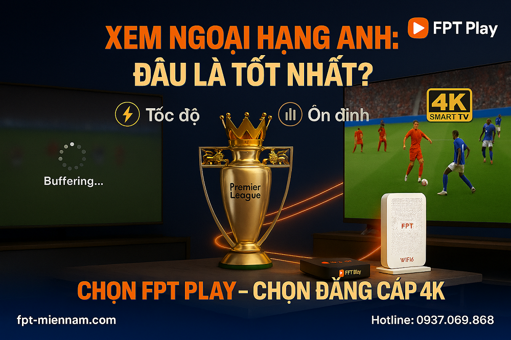 Xem Ngoại hạng Anh ở đâu tốt nhất tại Việt Nam? So sánh FPT Play với các đối thủ