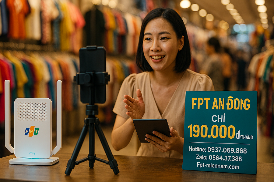 FPT Phường An Đông – Ưu Đãi Internet FPT Mới Nhất Cho Hộ Kinh Doanh