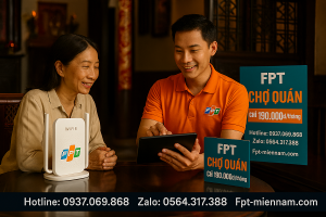 FPT Phường Chợ Quán – Đăng Ký WiFi FPT Tận Nơi, Hỗ Trợ 24/7