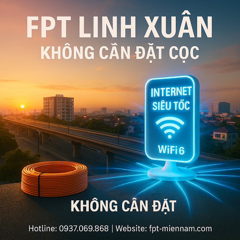 Gói Cước Wifi FPT Ở Linh Xuân – Thủ Tục Đơn Giản, Lắp Đặt Nhanh Chóng