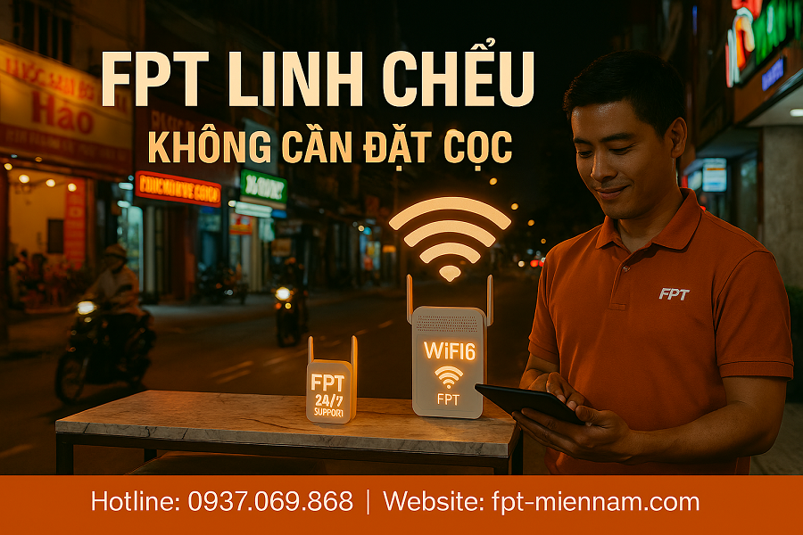 Gói cước Wifi FPT Tại Linh Chiểu – Kết Nối Ổn Định, Hỗ Trợ Kỹ Thuật 24/7