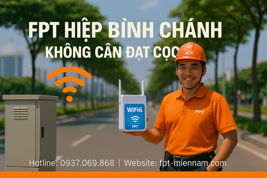 Hướng Dẫn Đăng Ký Wifi FPT Hiệp Bình Chánh – Thi Công Siêu Tốc Trong Ngày