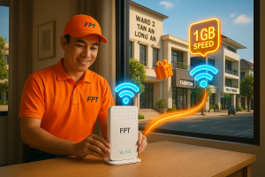 Internet FPT Phường 2 Tân An: Kết Nối Bền Vững – Hạ Tầng Vượt Trội
