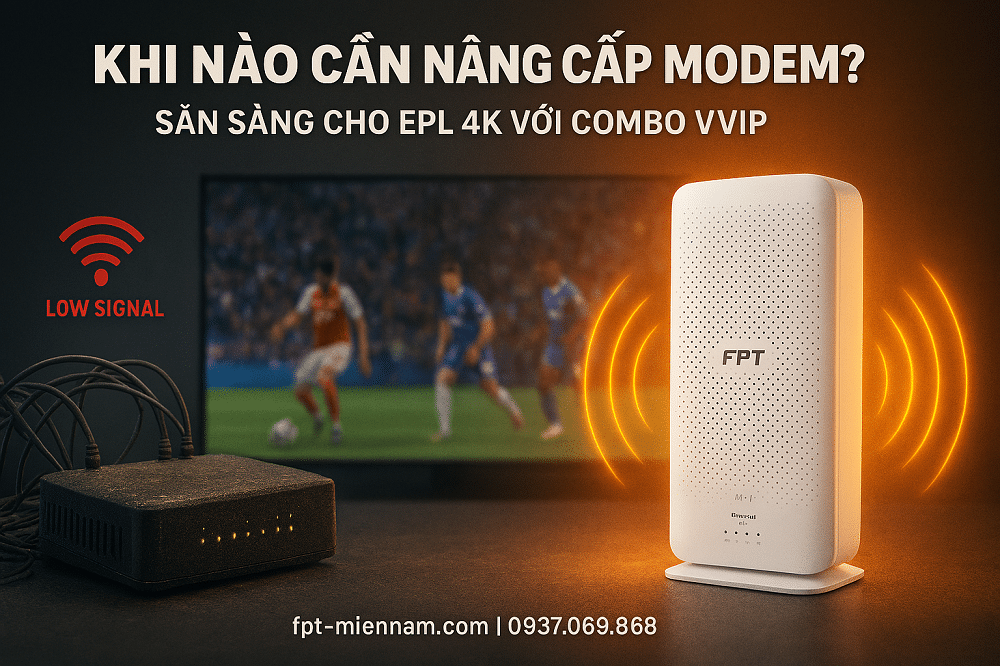 Khi nào nên nâng cấp modem để xem bóng đá?