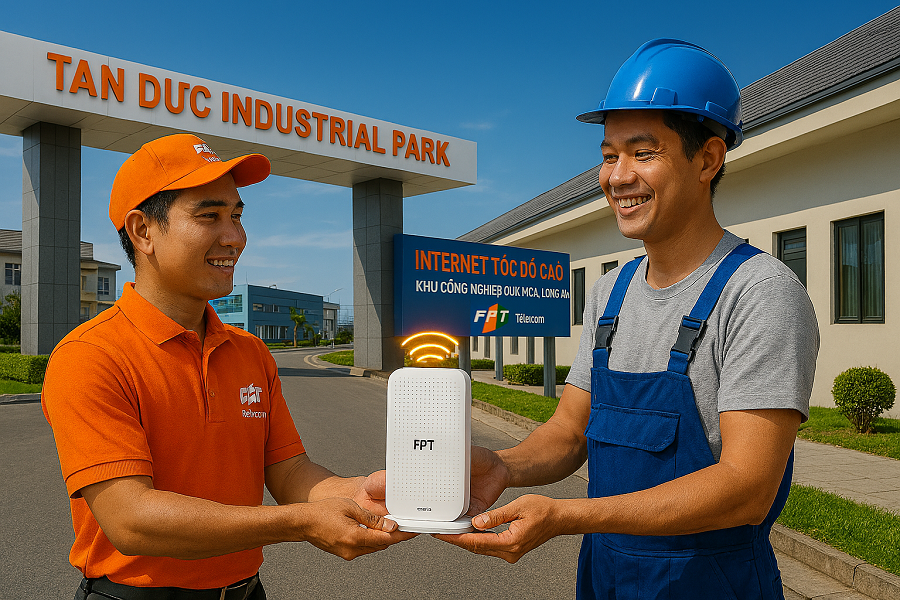 Lắp Mạng FPT Đức Hòa Hạ: Giải Pháp WiFi Siêu Tốc Cho Công Nhân & Nhà Trọ