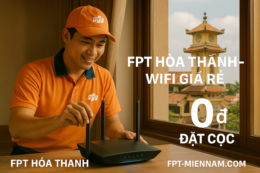 Lắp Mạng FPT Hòa Thành Giá Rẻ: Ưu Đãi Đặc Biệt Cho Nhà Thuê, Phòng Trọ