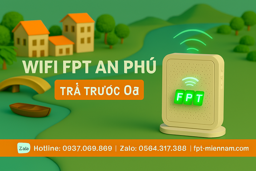 Lắp WiFi FPT An Phú: Internet Siêu Tốc – Ưu Đãi "3 Không" Cho Bà Con