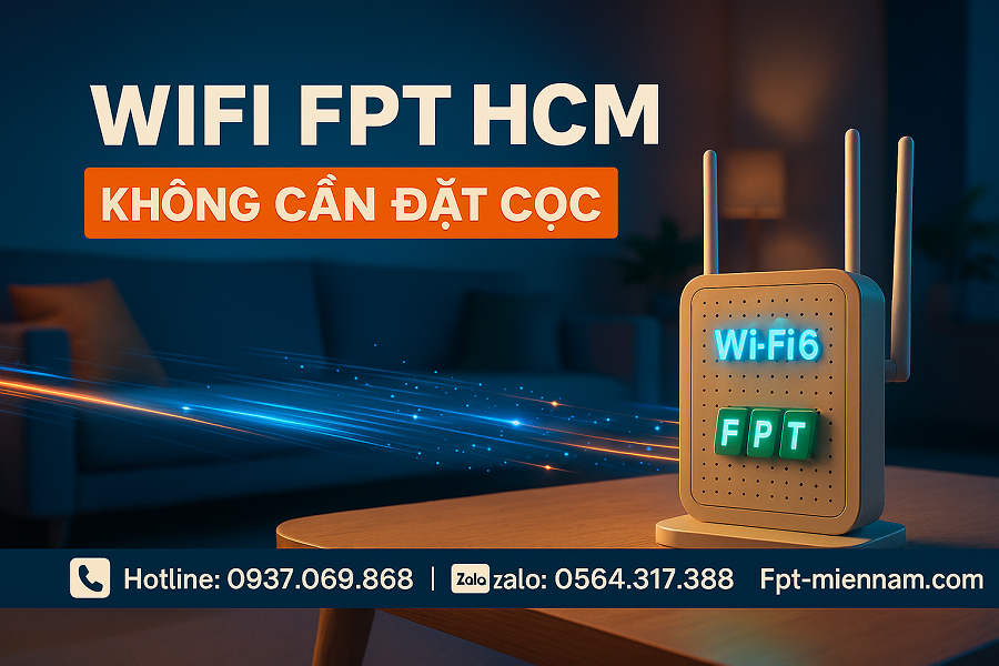 Lắp WiFi FPT Hồ Chí Minh: Ưu Đãi Không Cọc – Không Trả Trước