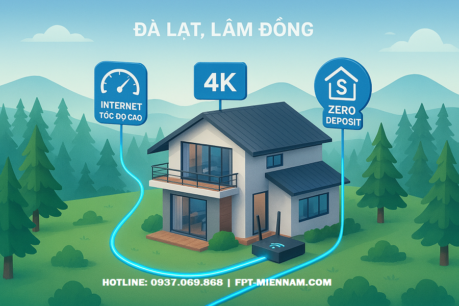 Lắp WiFi FPT Lâm Đồng Không Cần Đặt Cọc: Ưu Đãi & Bảng Giá Mới Nhất