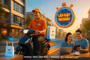 Lắp WiFi FPT Long An Gấp: Có Mạng Ngay Trong Ngày – Thủ Tục 5 Phút