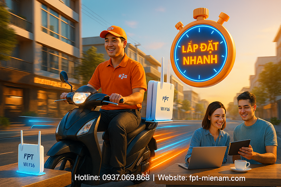 Lắp WiFi FPT Long An Gấp: Có Mạng Ngay Trong Ngày – Thủ Tục 5 Phút