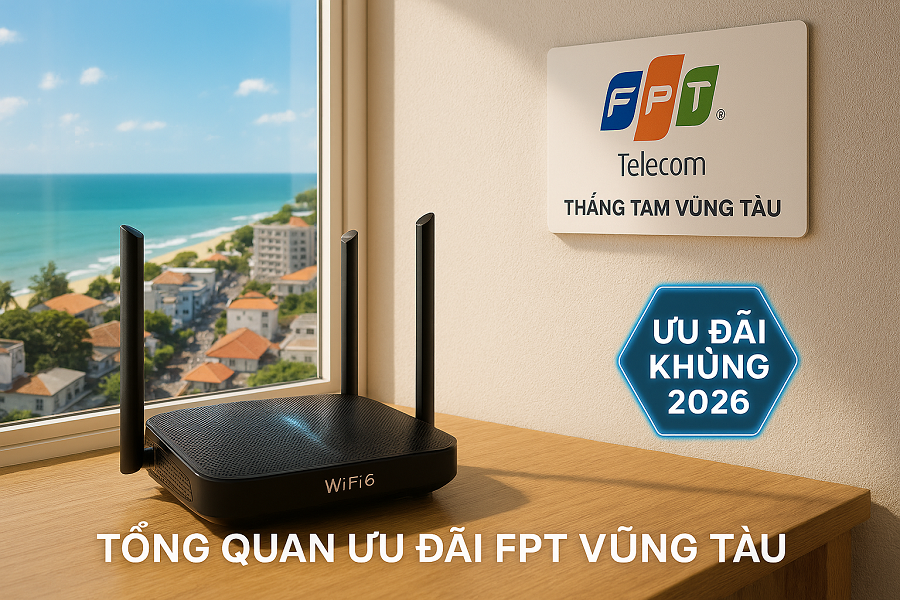 Lắp WiFi FPT Tại Thắng Tam, Vũng Tàu: Giá Cước & Ưu Đãi Mới Nhất