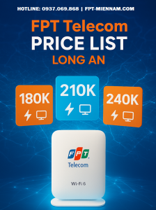 Bảng Giá WiFi FPT Long An: Cập Nhật Ưu Đãi Mới Nhất