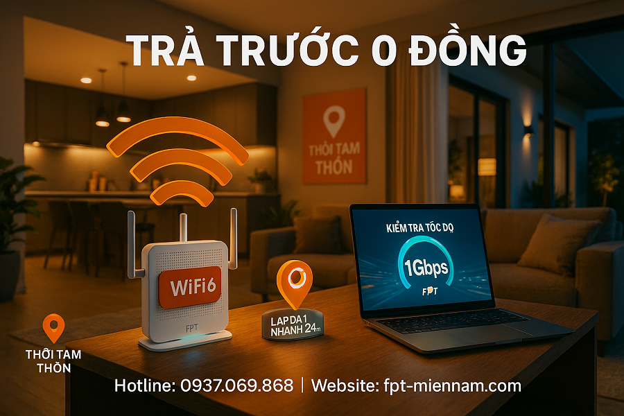 Lắp WiFi FPT Thới Tam Thôn – Internet Tốc Độ Cao, Ưu Đãi Cực Khủng