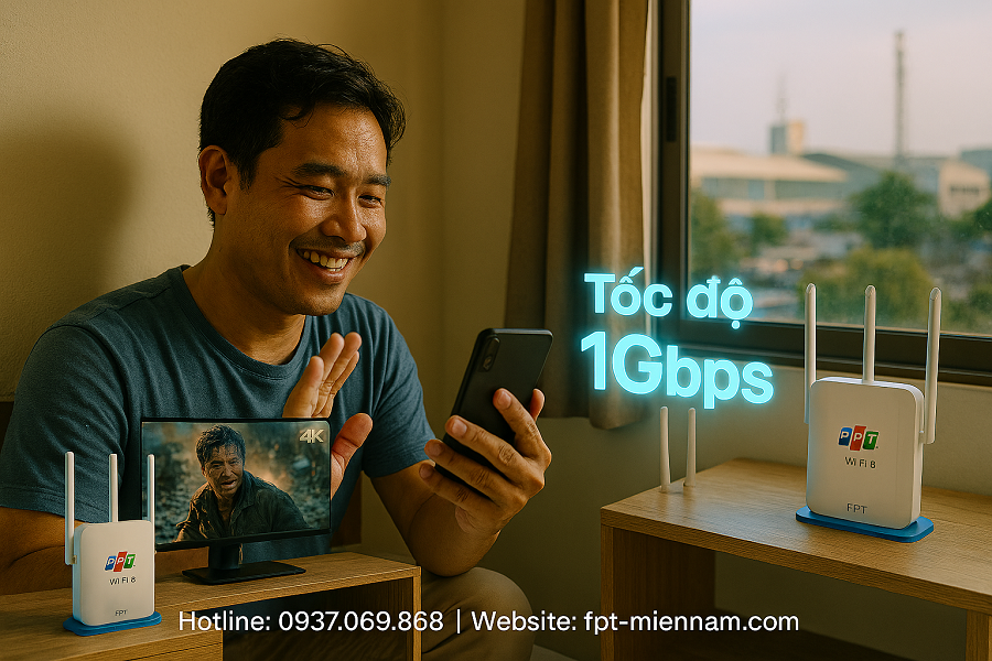 Lắp WiFi FPT Xã Lê Minh Xuân: Ưu Đãi 0đ Đặt Cọc Cho Nhà Trọ & Phòng Thuê