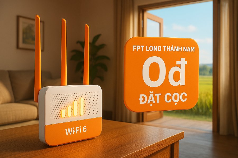 Lắp WiFi FPT Xã Long Thành Nam: Ưu Đãi Wi-Fi 6 – Miễn Phí Đặt Cọc 100%