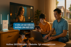 Lắp WiFi FPT Xã Tân Nhựt: Đường Truyền Ổn Định Cho Mọi Thiết Bị