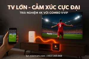Trải nghiệm xem bóng đá trên TV lớn khác gì điện thoại?