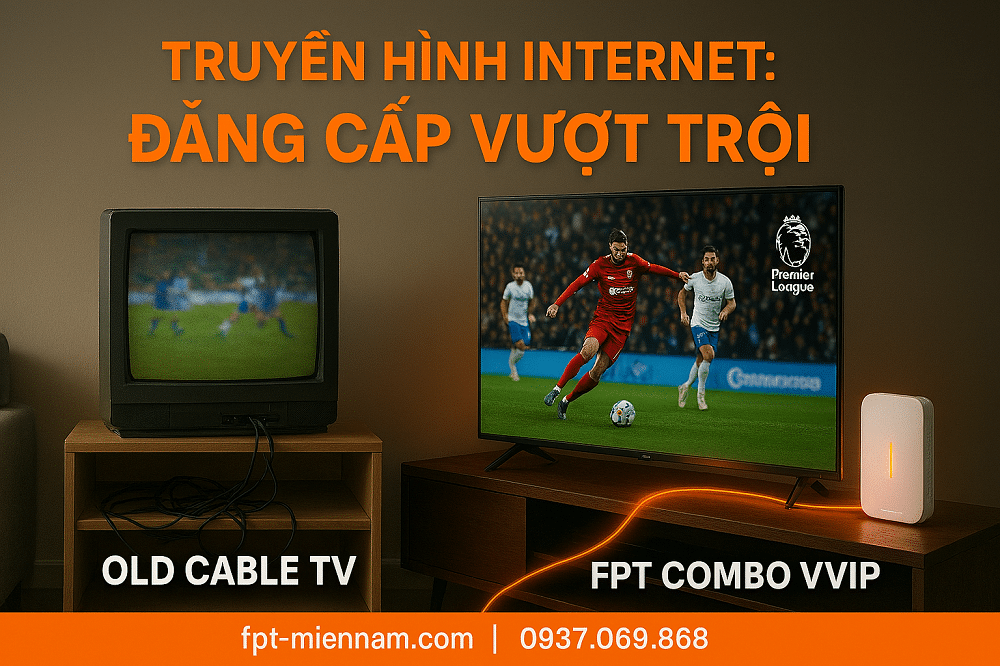 Truyền hình Internet và Truyền hình cáp: Đâu là lựa chọn cho fan bóng đá?