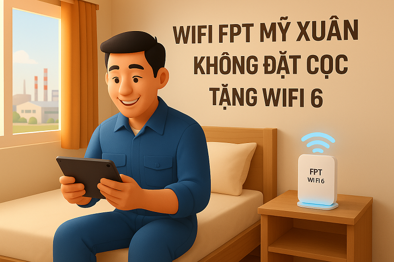 WiFi FPT Cho Phòng Cho Thuê Quanh Mỹ Xuân: Ưu Đãi Lớn Không Cần Đặt Cọc