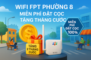 WiFi FPT Ở Phường 8 Vũng Tàu Có Miễn Phí Cước Không? Ưu Đãi Mới Nhất