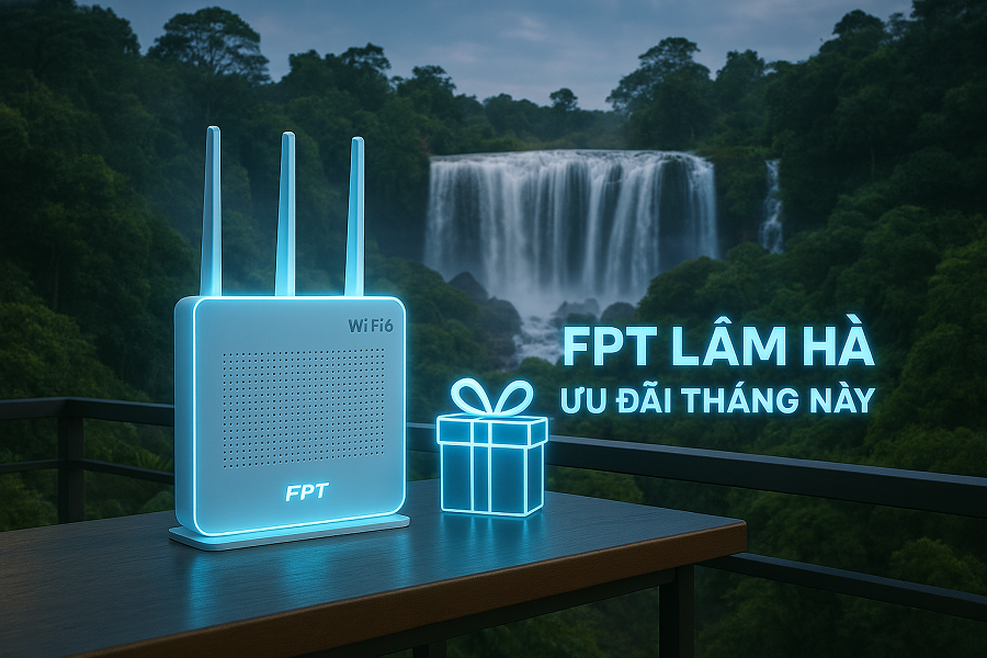 WiFi FPT Tại Lâm Hà – Ưu Đãi Cực "Khủng" Duy Nhất Tháng Này