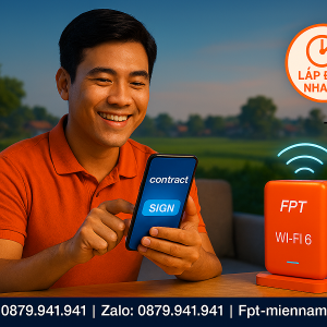 Đăng ký online Wifi FPT Lấp Vò – Giải pháp tiện lợi, nhận quà cực hời