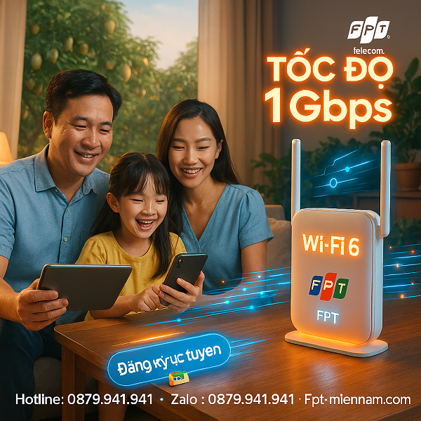 Dịch vụ Wi Fi FPT Huyện Cao Lãnh – Ưu đãi lắp đặt siêu tốc, mạng cực mạnh