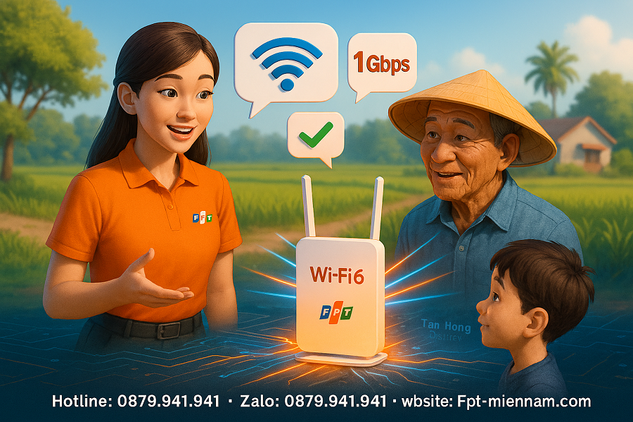 FAQ: Người dân Tân Hồng cần biết gì khi lắp đặt Wifi FPT?