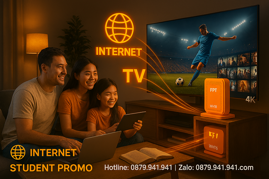 Gói Combo FPT TV & Internet: Một Kết Nối - Vạn Tiện Ích Cho Cả Gia Đình
