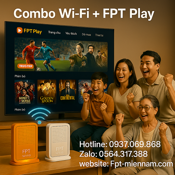Gói Combo Wi-Fi + FPT Play Tại An Biên: Lựa Chọn Hoàn Hảo Cho Gia Đình