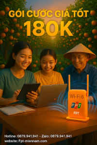 Gói FPT Lai Vung giá tốt nhất – Kết nối siêu tốc, chi phí cực hời