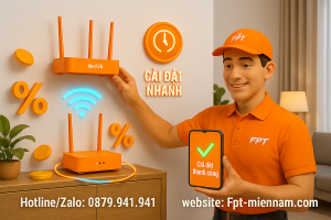 Hẹn Lắp Nhanh – Tối Ưu Cài Đặt: Trải Nghiệm Internet FPT Không Chờ Đợi