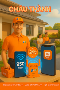 Hỗ trợ kỹ thuật FPT Châu Thành: Dịch vụ tận tâm, Phục vụ tức thì