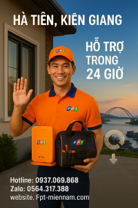 Hỗ Trợ Kỹ Thuật FPT Hà Tiên Có Nhanh Không? Cam Kết Phục Vụ Tận Tâm 24/7