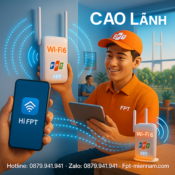 Hướng dẫn lắp & sử dụng Wifi FPT ở Cao Lãnh hiệu quả từ A - Z