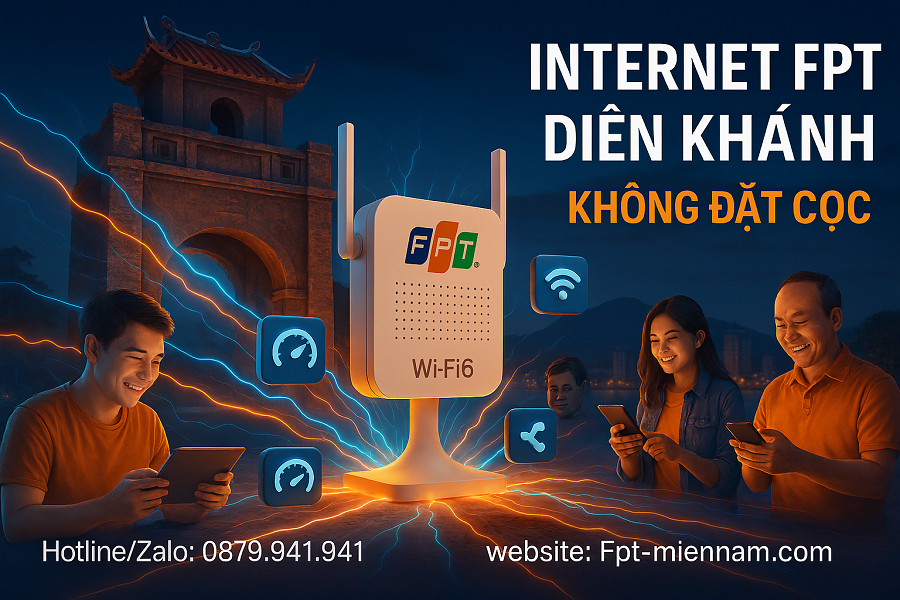 Lắp Internet FPT Diên Khánh: Không Cần Đặt Cọc – Ưu Đãi Mới Nhất