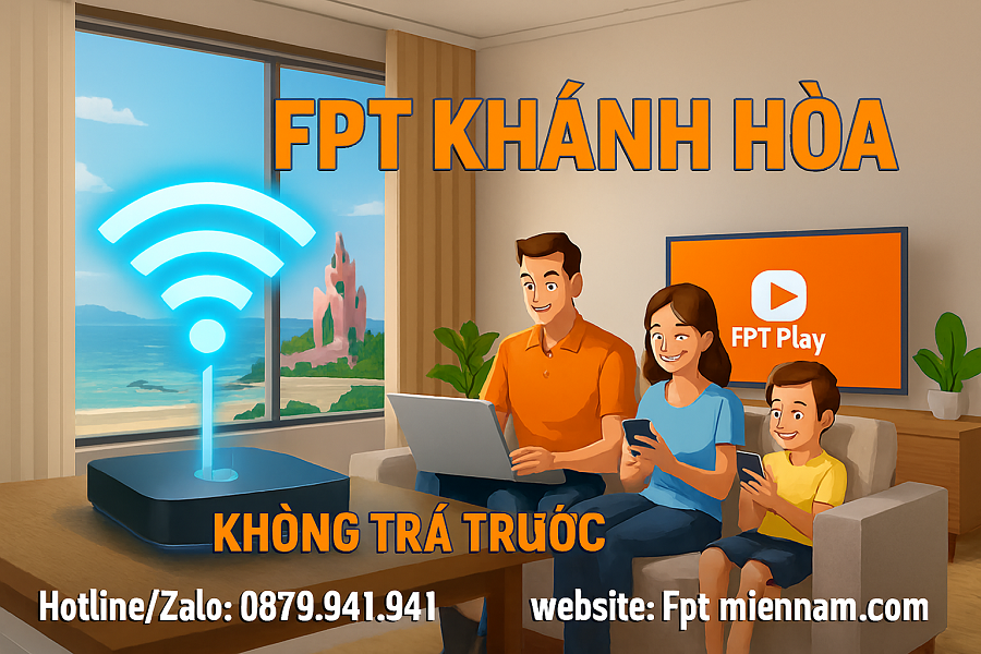 Lắp WiFi FPT Khánh Hòa: Không Cần Đặt Cọc – Thủ Tục Đơn Giản – Ưu Đãi Cực Khủng