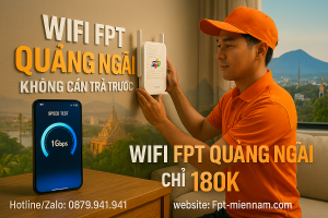 Lắp WiFi FPT Quảng Ngãi: Không Đặt Cọc, Không Trả Trước – Cập Nhật Bảng Giá